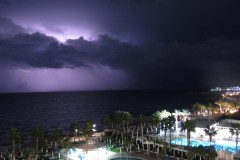 Gewitter Mittelmeer Oktober 2015