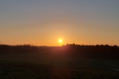 Sonnenuntergang Februar 2022