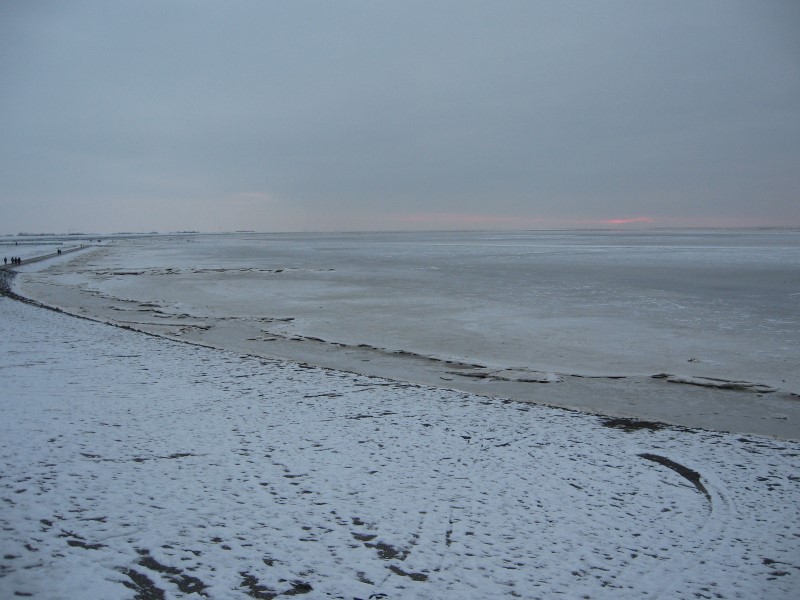 Tiefer Winter in Norddeutschland