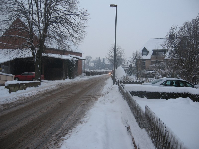 Im Osten sanken die Temperaturen bereits auf -8°C