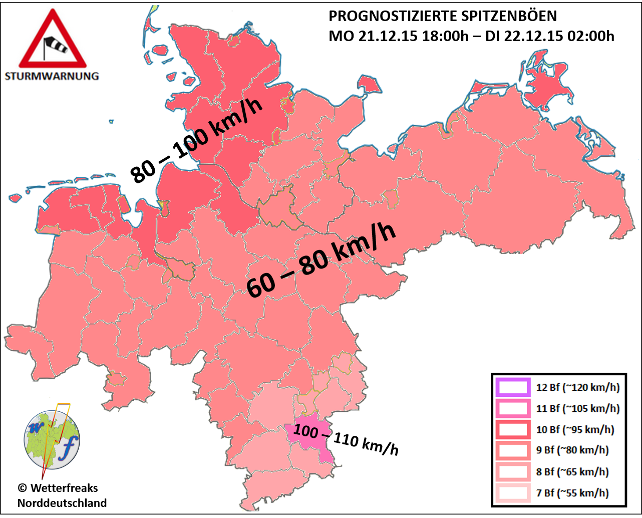 Weihnachtswoche beginnt mild und windig