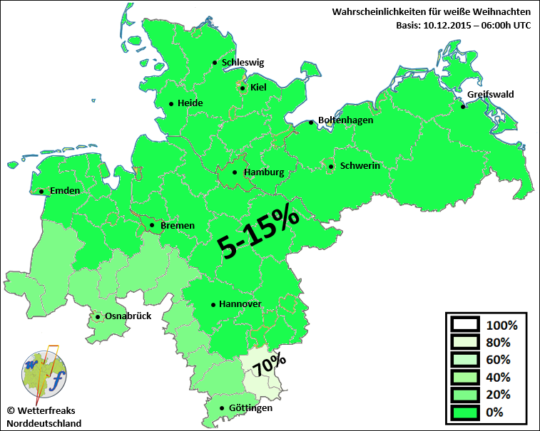 Weiße Weihnachten? – Am Wochenende erneut stürmisch