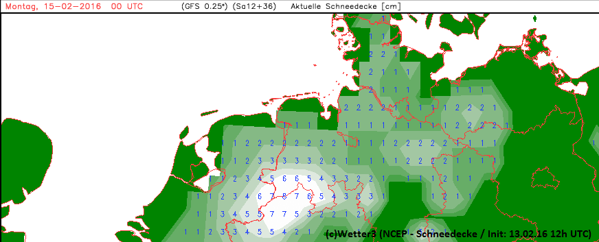 Zunächst nasskalt – von Nordwesten in Schnee übergehend