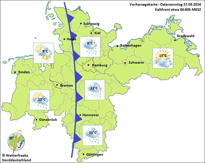 Wechselhaftes Osterfest / Lichtblicke am Samstag