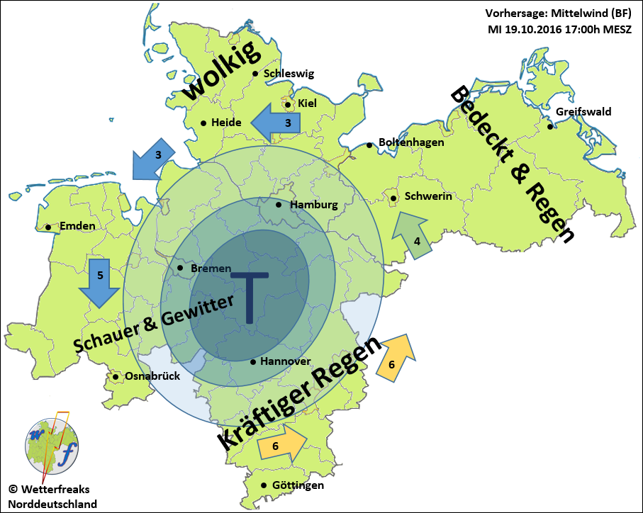 Herbstlicher Mittwoch erwartet